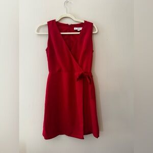 LOFT Vibrant Red Mini Dress